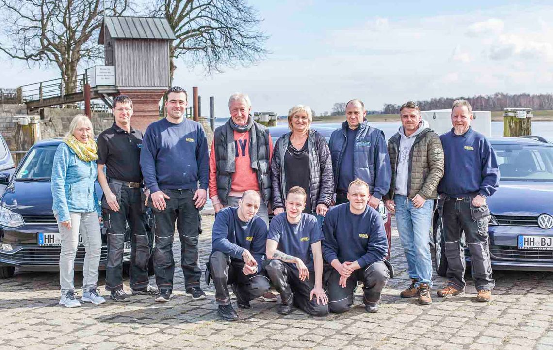 Das Team von Bartels Gebäudereinigung aus Hamburg